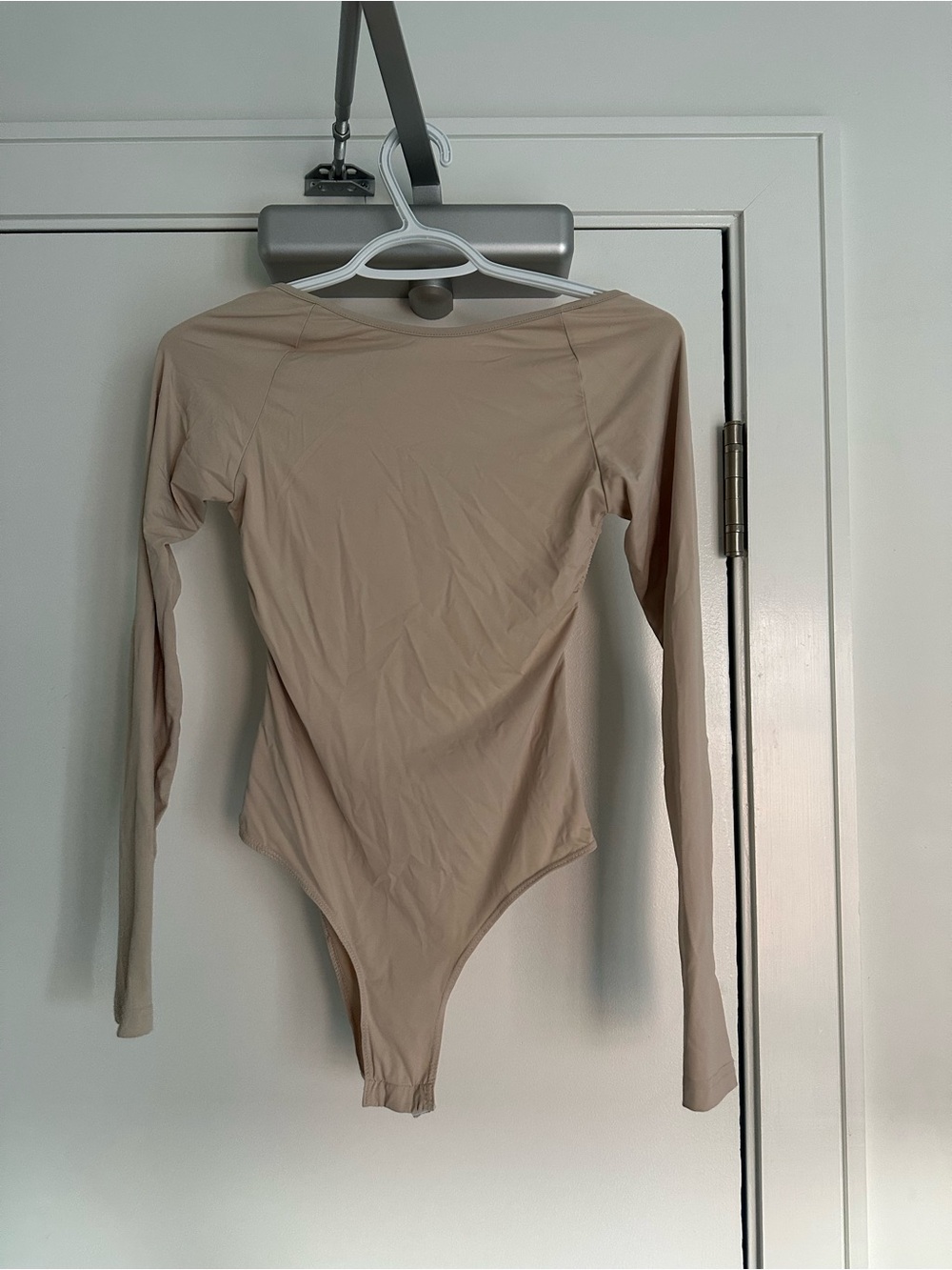 PrettyLittleThing Long Sleeve Nude Bodysuit